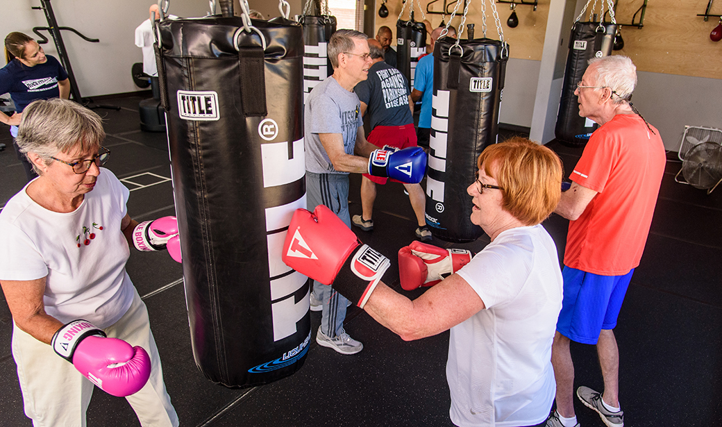 Parkinson s Patients Fight Back in Rock Steady Boxing Program
