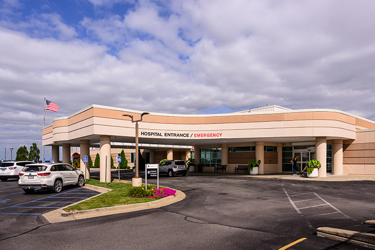 Entrance to the CRMC Emergency room